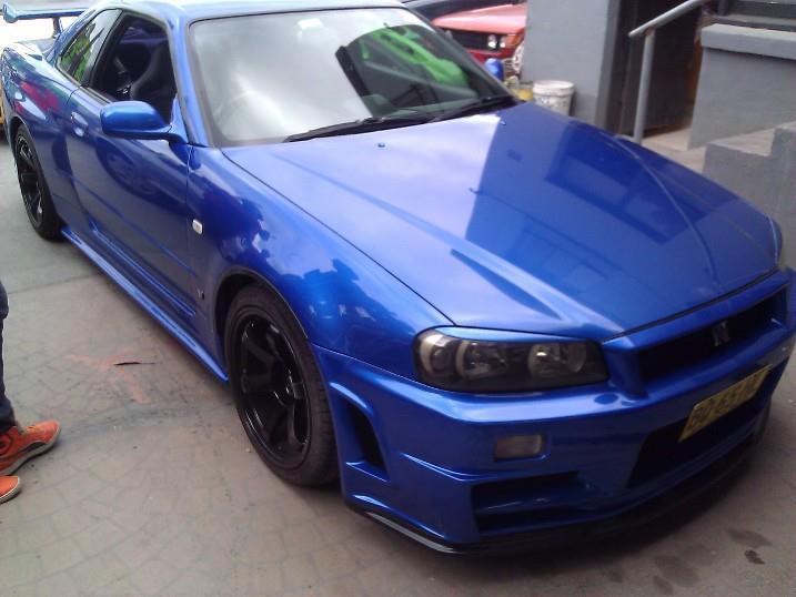 Nissan Skyline R34 1998-2005 GTR Carbon Fiber Eyebrows