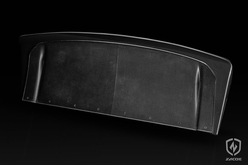 Porsche Taycan Dry Carbon Fiber Diffuser & Rear Side Blades - Zacoe