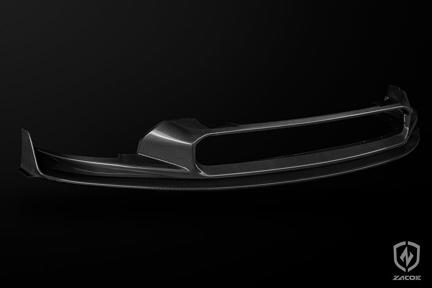 Porsche Taycan Dry Carbon Fiber Front Lip - Zacoe