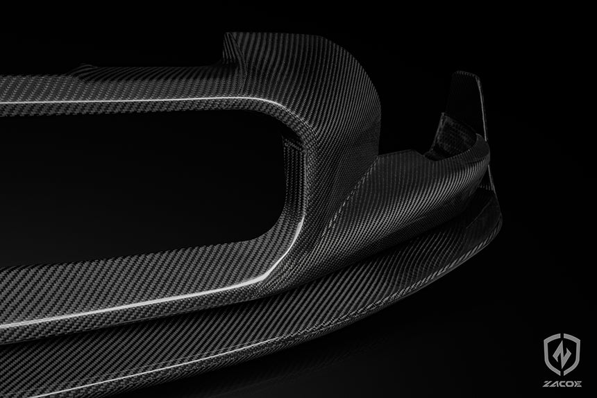 Porsche Taycan Dry Carbon Fiber Full Kit - Zacoe