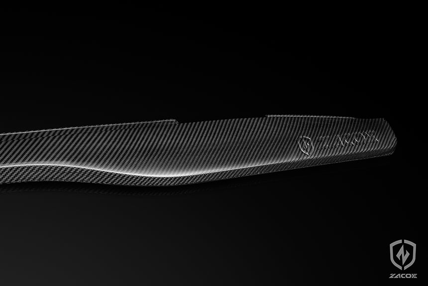 Porsche Taycan Dry Carbon Fiber Side Skirts - Zacoe