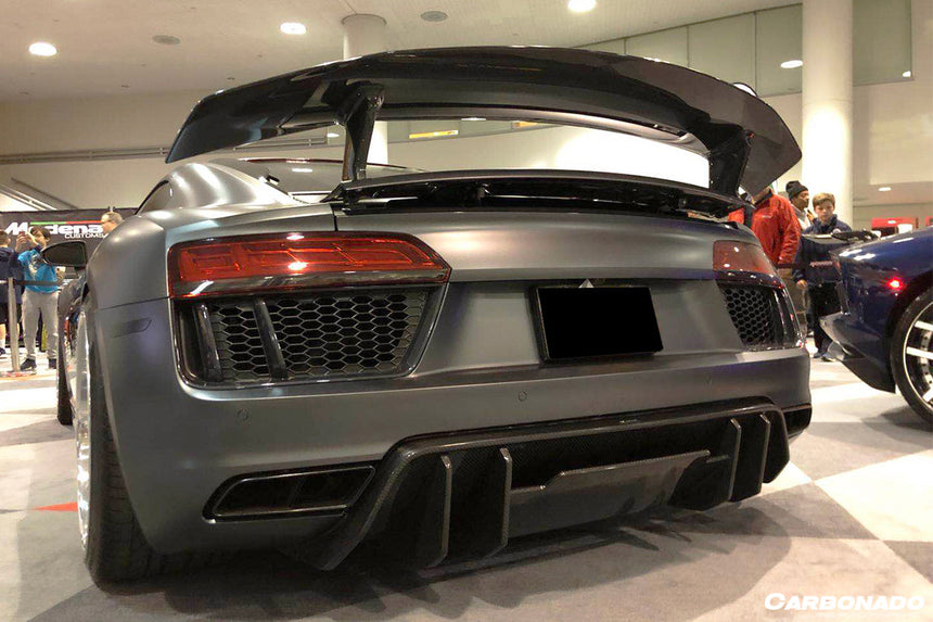 2016-2019 Audi R8 Coupe/Spyder VRS Style Carbon Fiber Rear Diffuser