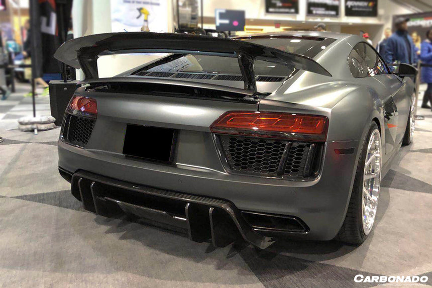 2016-2019 Audi R8 Coupe/Spyder VRS Style Carbon Fiber Rear Diffuser