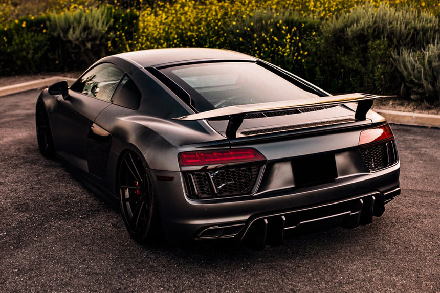 2016-2023 Audi R8 VRS Style Carbon Fiber Trunk Spoiler