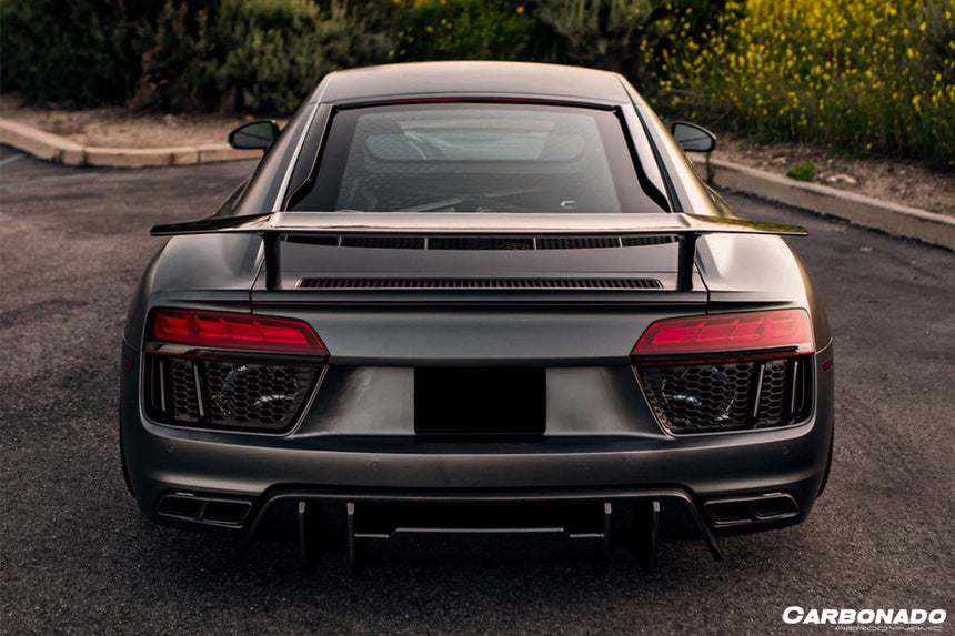 2016-2023 Audi R8 VRS Style Carbon Fiber Trunk Spoiler