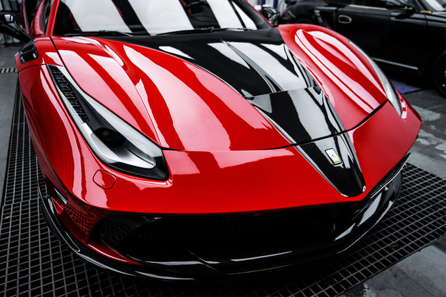 2015-2020 Ferrari 488 GTB & Spider MSY Style Carbon Fiber Hood