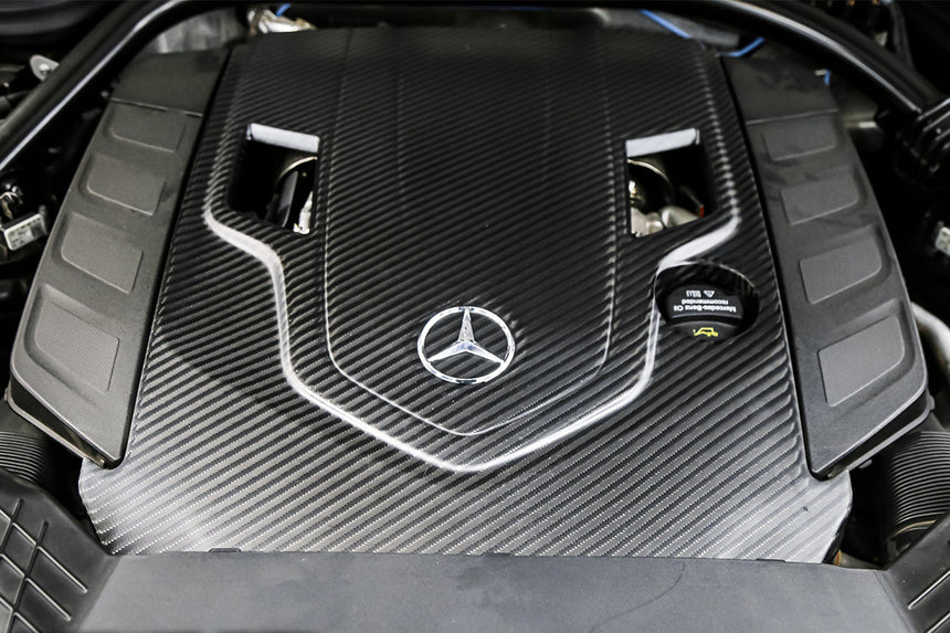 2019-2023 Mercedes Benz W464 G500/G550 G-Class G Wagon Dry Carbon Fiber Engine Cover