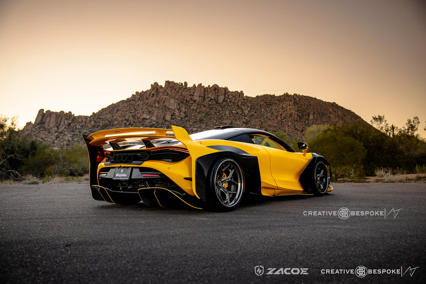 McLaren 720S Galaxy Wide Dry Carbon Fiber Full Kit - Zacoe