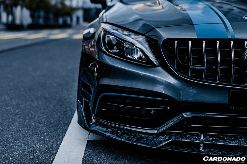 2015-2018 Mercedes Benz W205 C63/S AMG Coupe BR Style Front Lip