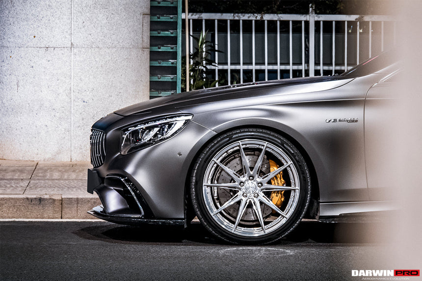 2018-2021 Mercedes Benz C217 S63/S65 AMG Coupe BKSS Style Carbon Fiber Front Lip
