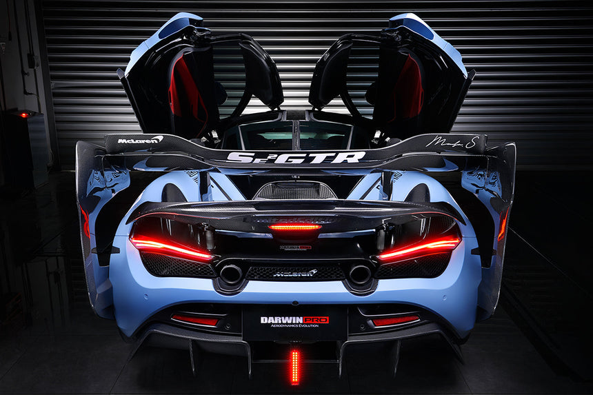 2017-2022 McLaren 720s Se²GTR Style Trunk Wing w/ Side Caps