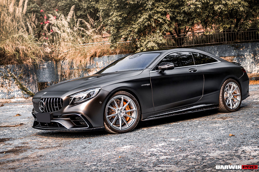 2018-2021 Mercedes Benz C217 S63/S65 AMG Coupe BKSS Style Carbon Fiber Front Lip