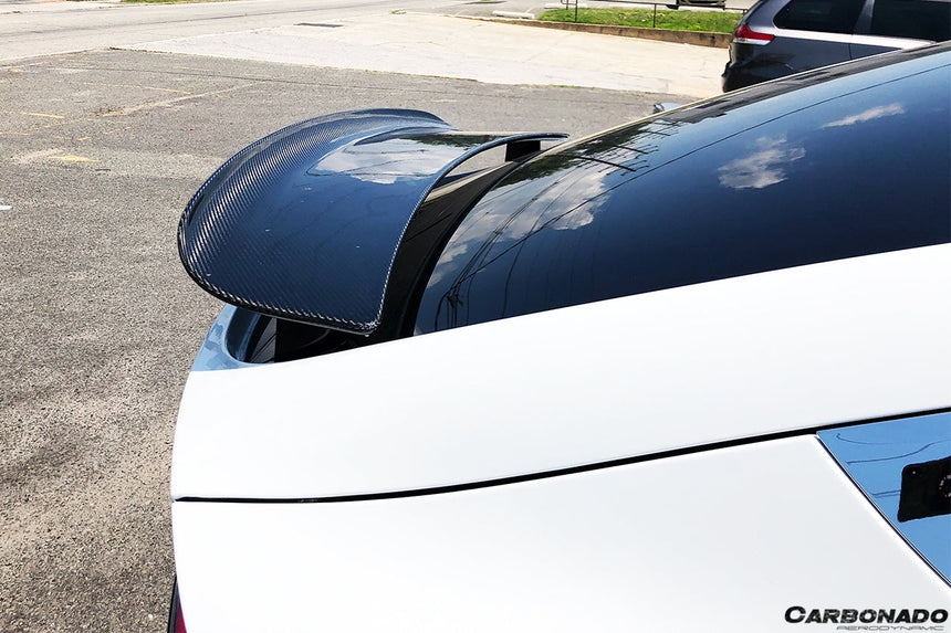 2016-2021 Tesla X SUV RZS Style Carbon Fiber Trunk Spoiler