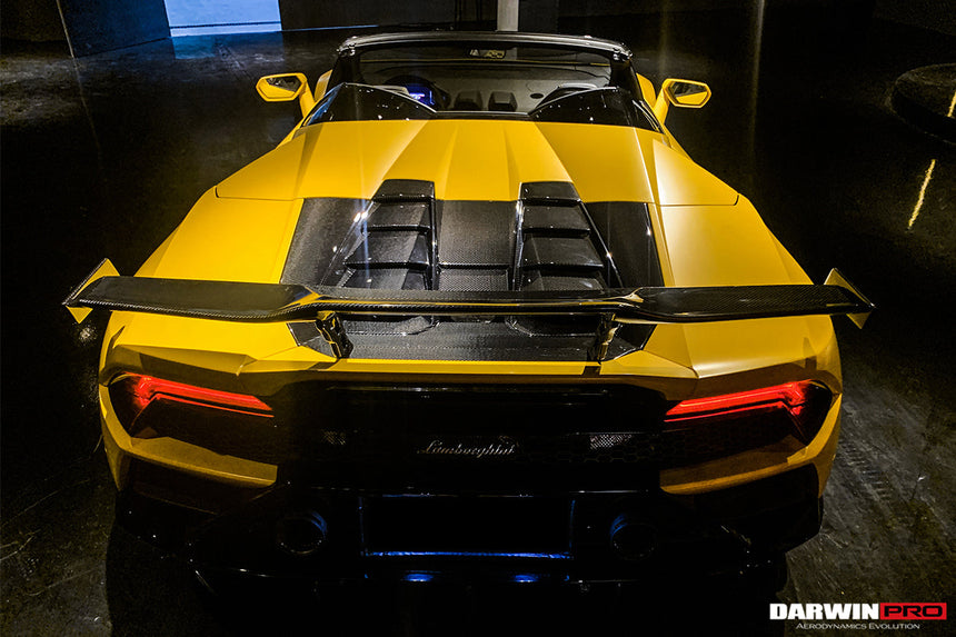 2019-2022 Lamborghini Huracan EVO OD Style Dry Carbon Trunk Spoiler