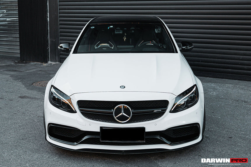 2015-2021 Mercedes Benz W205 C63/S AMG Sedan BKSS Style Carbon Fiber Front Lip