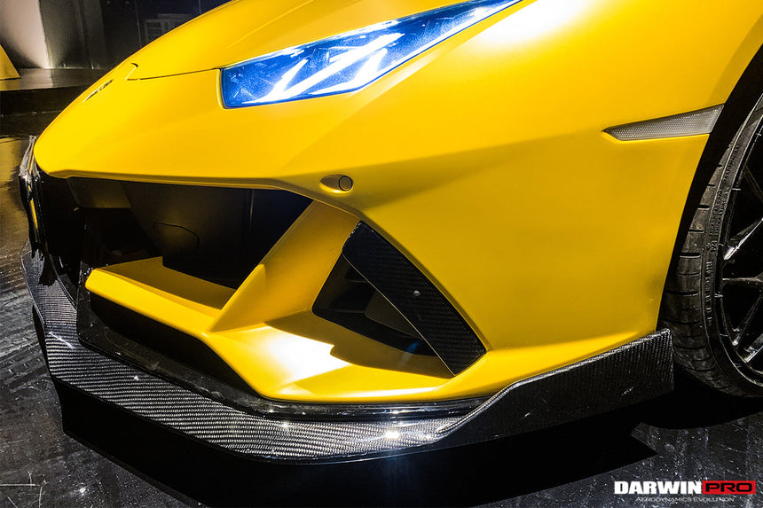 2019-2022 Lamborghini Huracan EVO 4WD OD Style Dry Carbon Front Lip