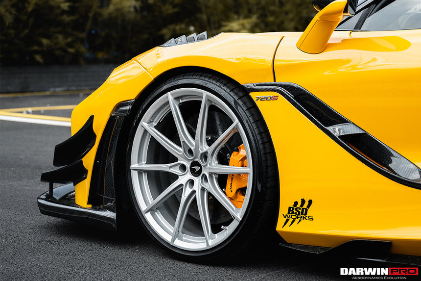 2017-2021 McLaren 720s Se²NWB Style Carbon Fiber Side Door Trims