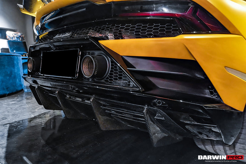 2019-2022 Lamborghini Huracan EVO OD Style Dry Carbon Rear Diffuser