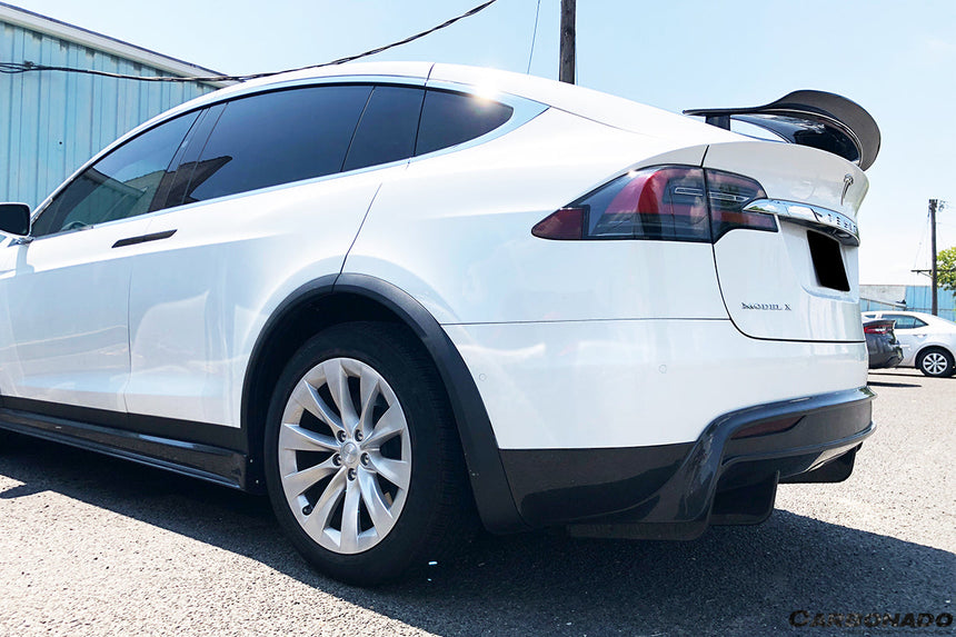 2016-2021 Tesla X SUV RZS Style Carbon Fiber Side Skirts