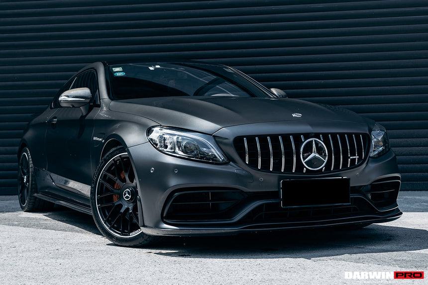2015-2021 Mercedes Benz W205 C63/S AMG Coupe BKSS Style Carbon Fiber Front Lip
