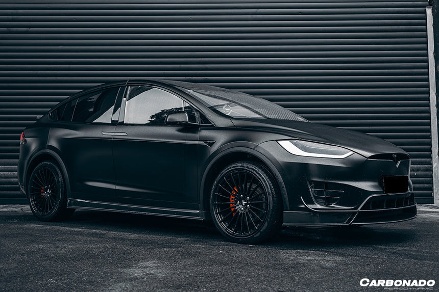 2016-2021 Tesla X SUV RZS Style Carbon Fiber Front Canards