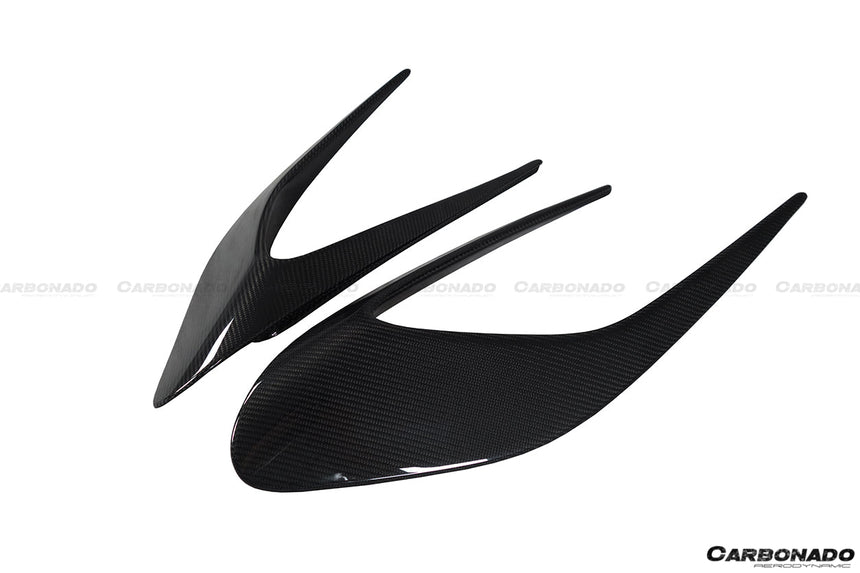 2015-2020 Ferrari 488 GTB/Spyder MSY Style Carbon Fiber Side Air Intake Flaps
