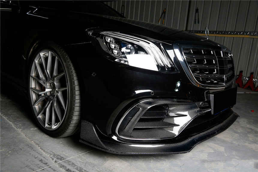 2017-2020 Mercedes Benz S63 W222 Sedan MSY Style Front Lip