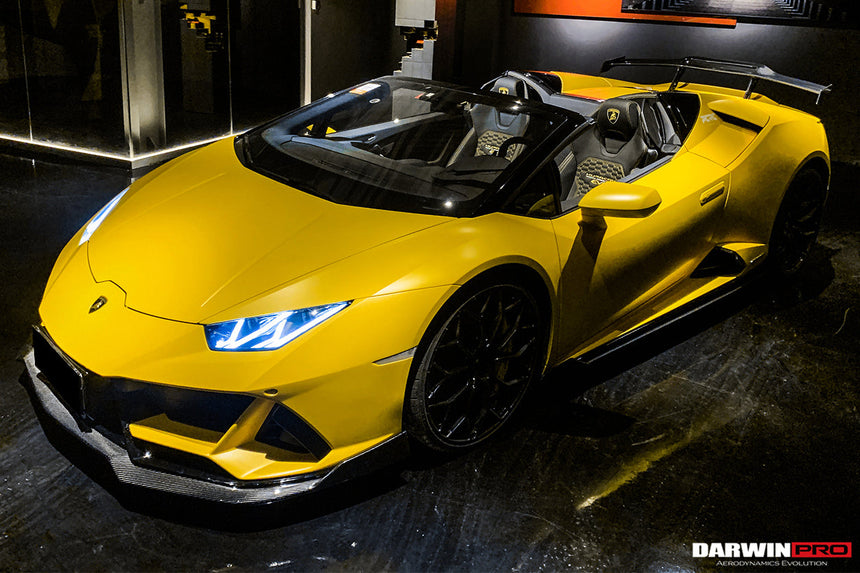 2019-2022 Lamborghini Huracan EVO 4WD OD Style Dry Carbon Front Lip