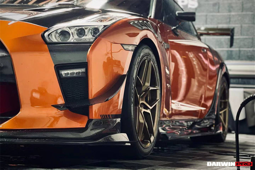 2017-2022 Nissan GTR R35 EBA BKSS Style Carbon Fiber Front Canards