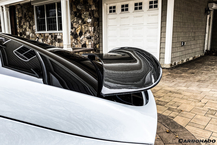 2016-2021 Tesla X SUV RZS Style Carbon Fiber Trunk Spoiler