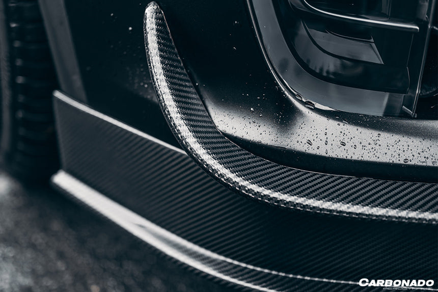 2016-2021 Tesla X SUV RZS Style Carbon Fiber Front Canards