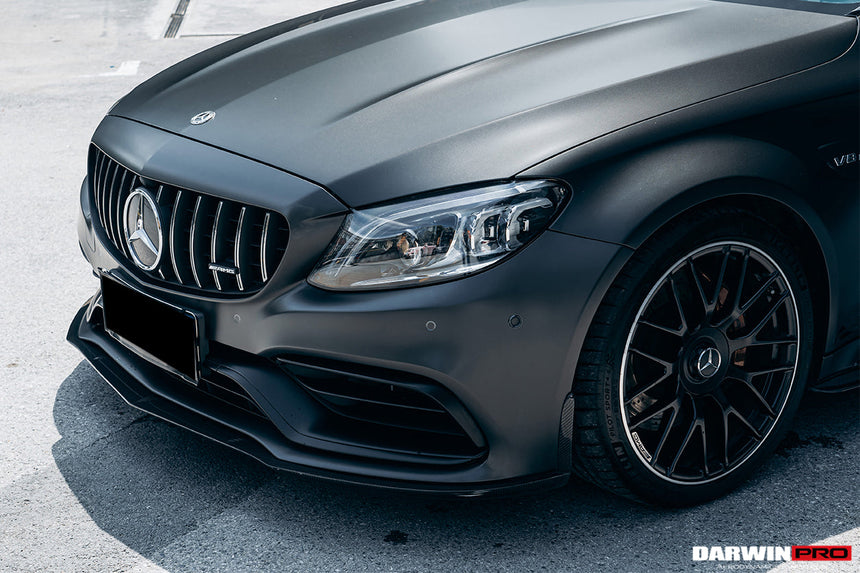 2015-2021 Mercedes Benz W205 C63/S AMG Coupe BKSS Style Carbon Fiber Front Lip