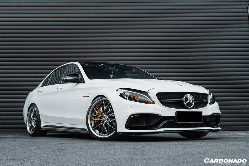 2015-2021 Mercedes Benz C-Class W205 Sedan PS Style Side Skirts