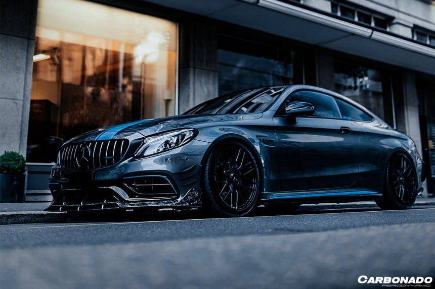 2015-2018 Mercedes Benz W205 C63/S AMG Coupe BR Style Front Lip