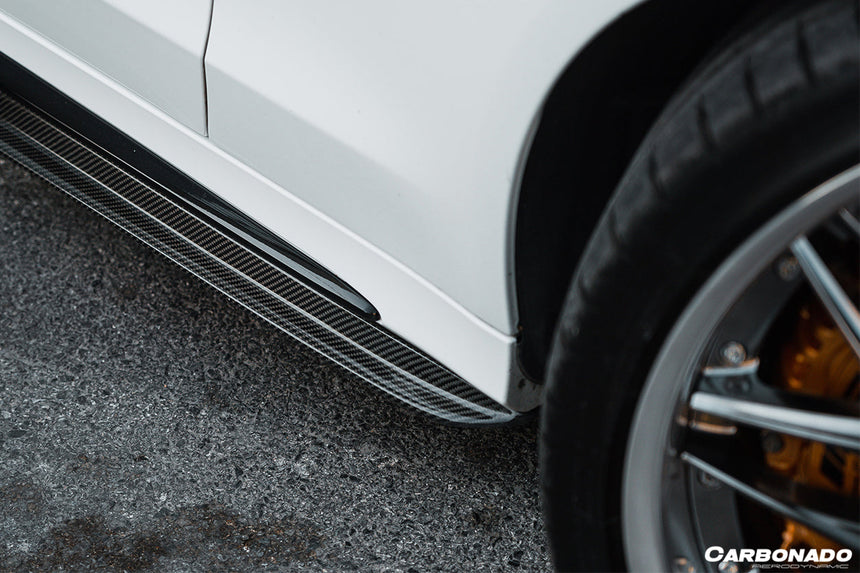 2015-2021 Mercedes Benz C-Class W205 Sedan PS Style Side Skirts