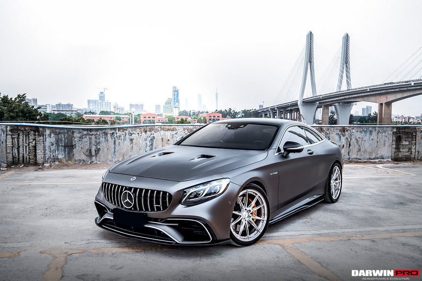 2018-2021 Mercedes Benz C217 S63/S65 AMG Coupe BKSS Style Carbon Fiber Front Lip