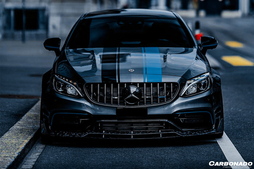 2015-2018 Mercedes Benz W205 C63/S AMG Coupe BR Style Front Lip