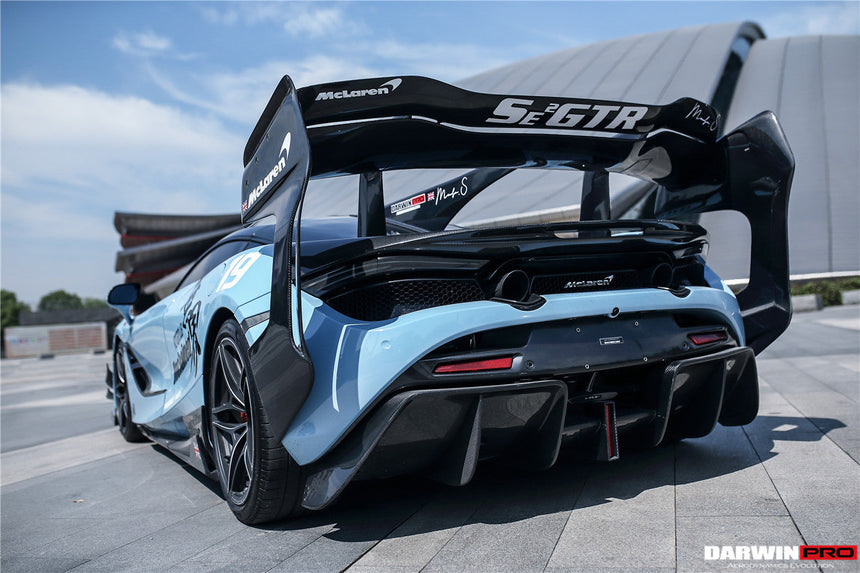 2017-2021 McLaren 720s Se²NWBII Style Carbon Fiber Rear Diffuser