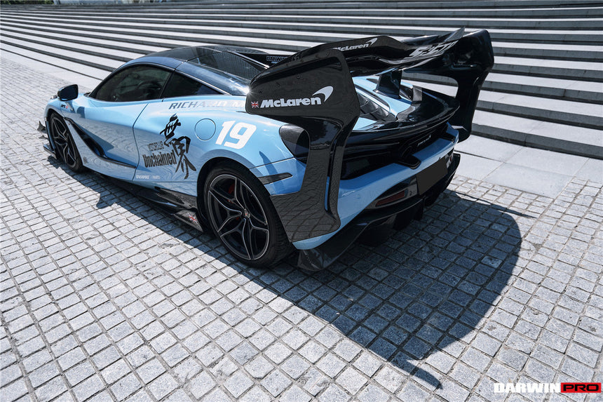 2017-2022 McLaren 720s Se²GTR Style Trunk Wing w/ Side Caps