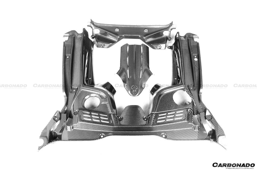 2020-UP Maserati MC20 Dry Carbon Fiber Engine Bay Room Interior