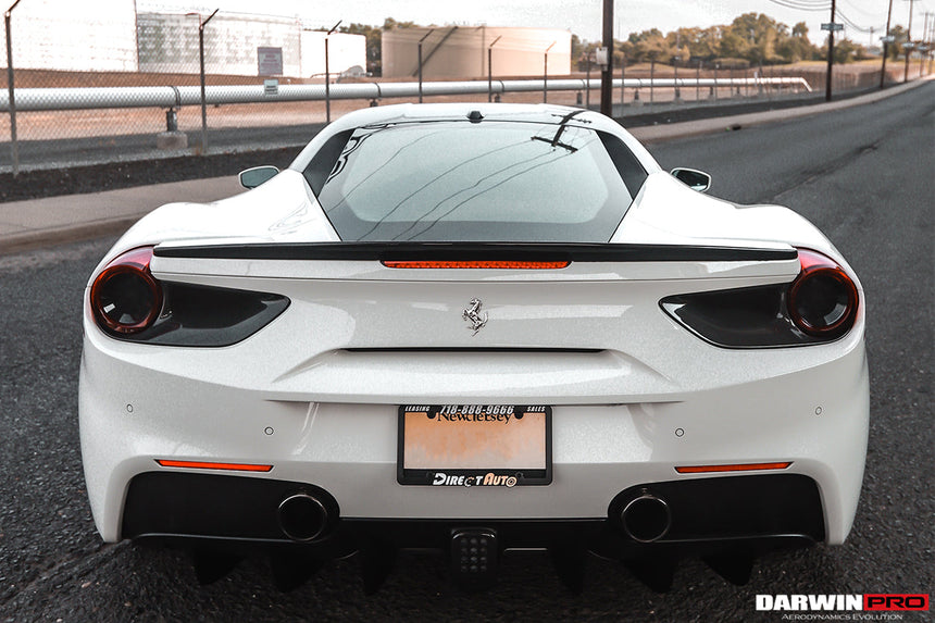 2015-2020 Ferrari 488 GTB BKSS Style Carbon Fiber Trunk Spoiler
