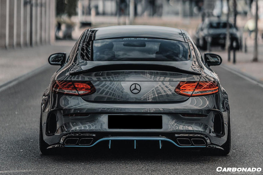 2015-2021 Mercedes Benz C-Class W205 Coupe PS Style Trunk Spoiler