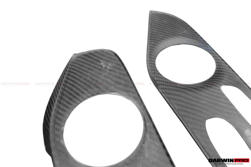 2015-2021 Mercedes Benz W205 C63/S AMG Sedan Carbon Fiber Interior Door Panel Trim Cover Strip