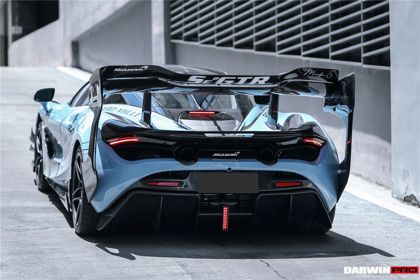 2017-2022 McLaren 720s Se²GTR Style Trunk Wing w/ Side Caps