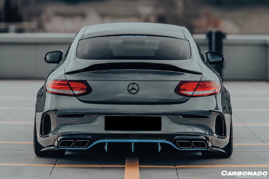 2015-2021 Mercedes Benz C-Class W205 Coupe PS Style Trunk Spoiler