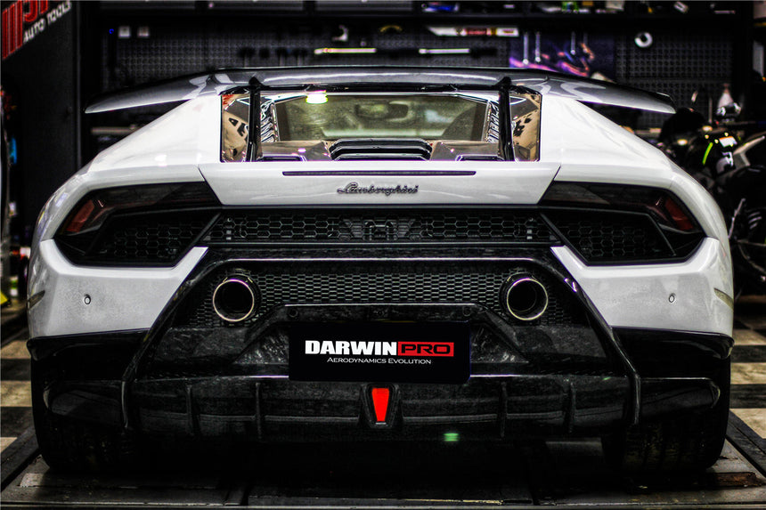 2017-2020 Lamborghini Huracan Performante Dry Carbon Rear Bumper Exhaust Grill