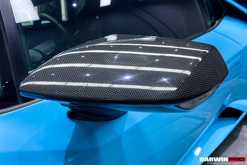2015-2023 Lamborghini Huracan LP610/LP580/EVO/STO/PERFORMANTE Autoclave Carbon Fiber Mirror Housing Repalcement