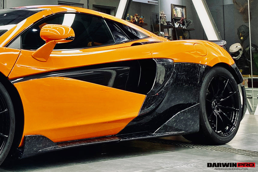 2018-2021 McLaren 600lt Cabon Fiber Quarter Panel Rear Side Skirts