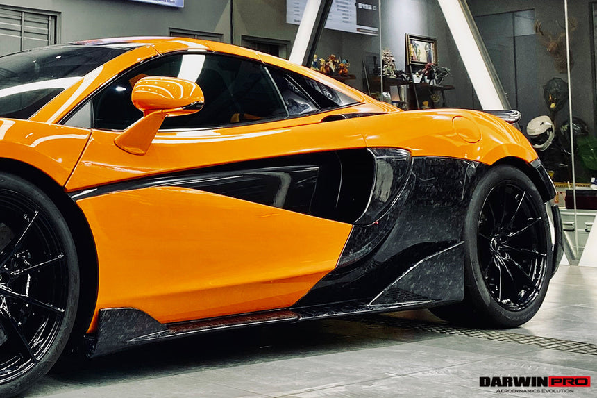 2015-2021 McLaren 600lt 540C 570S Cabon Fiber Side Skirts Under Board