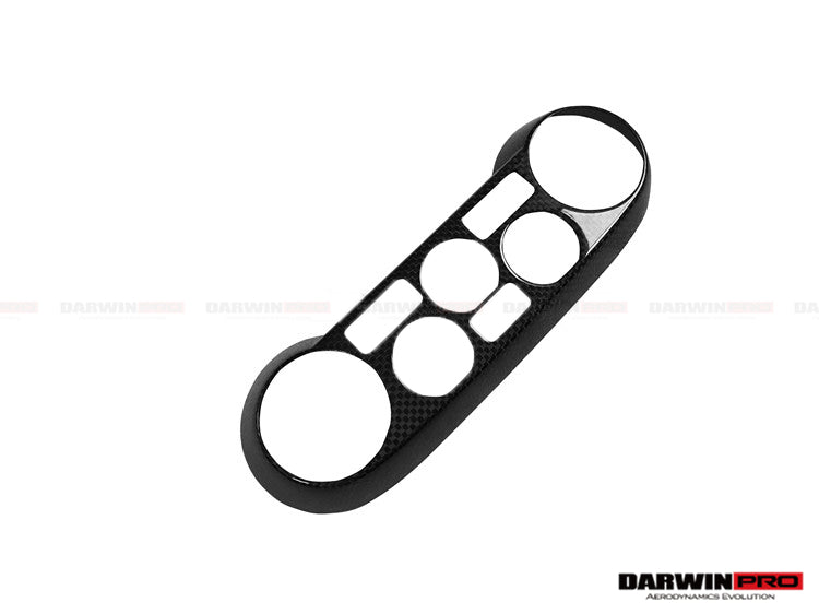 2015-2020 Ferrari 488 GTB/Spyder Dry Carbon Fiber AC Control Panel Cover